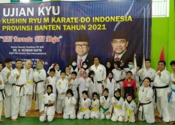 KKI Banten Gelar Ujian Kenaikan Sabuk