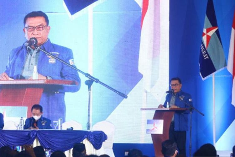 Moeldoko saat Kongres Luar Biasa