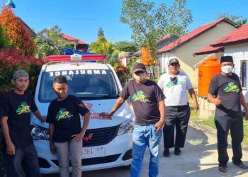 Relawan ASR Bantu Prosesi Pemakaman Imam Masjid BTN Permata Anawai