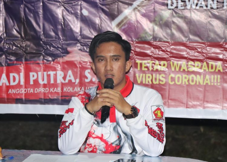 Ketua DPC Partai Gerindra Kolaka Utara, Adi Putra
