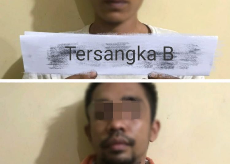 Tersangka pengedar sabu yang berhasil ditangkap