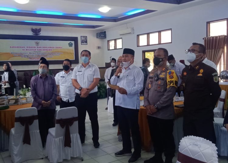 Polres Konawe menggelar deklarasi damai