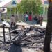 Rumah Sekcam Pasir Putih Ludes Terbakar