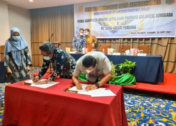 Bupati dan Pimpinan DPRD Konkep Sepakat Teken MoU Dengan PT GKP