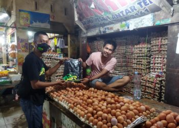 Omzet Penjual Telur Turun Drastis, Relawan ASR Sarankan Pakai Sistem COD