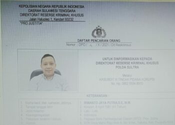 Mantan Kacab BPD Konkep Irwanto Jaya Ditetapkan DPO