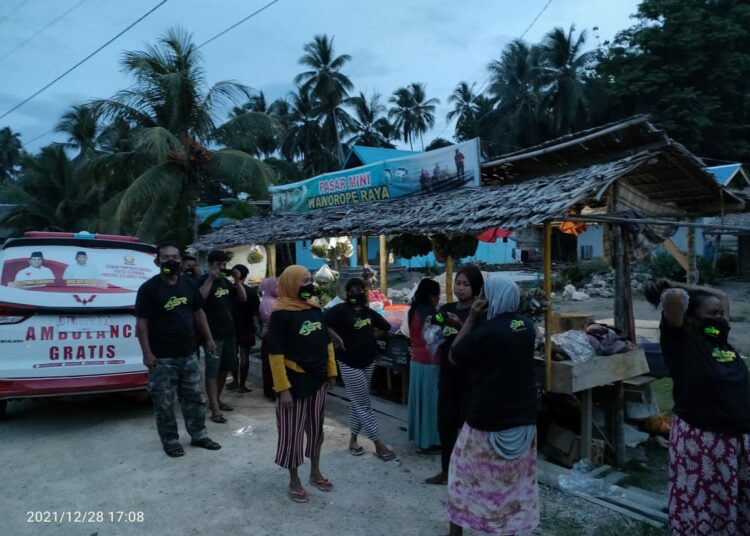 Relawan ASR Konkep sosialisasi di Desa Waworope