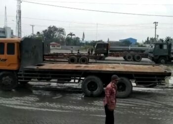 Ketahuan Saat Beraksi, Lawa-lawa Serang Supir Truck Saat Parkir di Areal Parkir Pelindo