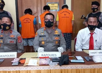 Awal Tahun, Polres Muna Berhasil Meringkus Lima Terduga Pengedar Narkotika, Dua Jalani Diversi