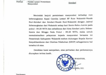 Perkaya Korporasi, Bupati Wakatobi Disinyalir Melanggar Hukum