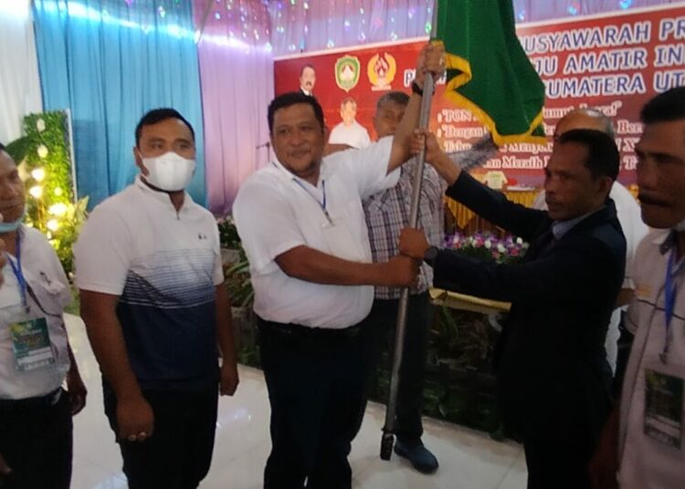 Sabam Manalu terpilih sebagai ketua Pertina Sumatra Utara Periode 2022-2026 Foto : Rj Samosir