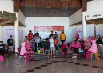 Satuan Polres Muna Gelar Vaksinasi Berhadiah