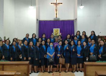 Skolastika Cunggang Terpilih Kedua Kalinya Sebagai Ketua WKRI Cabang Raha