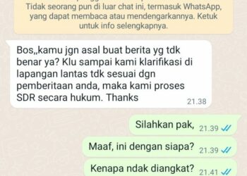 Diduga Karyawan PT LAM Ancam Wartawan Sultrust, Minta Berita di Takedown