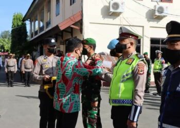 Sekda Selayar Pimpin Apel Akbar Operasi Ketupat Menghadapi Hari Raya Idul Fitri 1443 H