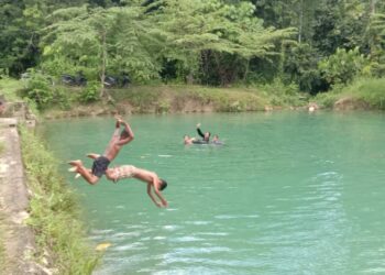 Permandian Mata Air Candeli Menjadi Tempat Favorit Ngabuburit Di Bulan Suci Ramadhan.