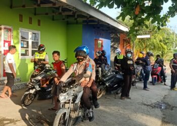Sisir Pelaku Balap Liar, Tim Personil Gabungan Polres Selayar Amankan Empat Unit Sepeda Motor