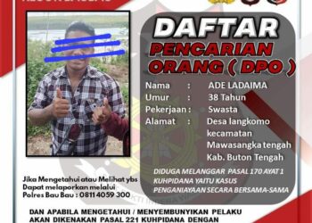 Pelaku Penikaman Kanit Intelkam di Buteng Akhirnya Serahkan Diri ke Polres Baubau