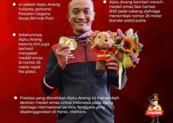 Penembak Andalan Korps Brimob Polri Raih Emas Diikuti Iptu Nizar Cs Berjaya di Sea Games 2021