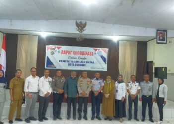 Polresta Kendari Mengelar Rakor Kamaseltibcar Lalu Lintas