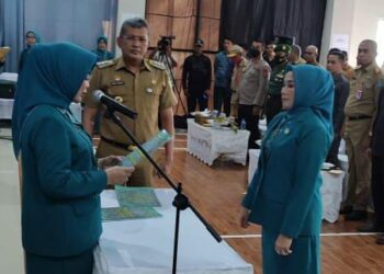 Ira Willys Kusumadoty Muh Yusuf Resmi Dilantik Sebagai Ketua Tim Penggerak PKK Buteng