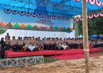 520 Orang Pramuka Penggalang Mengikuti Jamda 2022 Sultra di Bumi Perkemahan Warangga