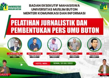 Universitas Muslim Buton Gelar Pelatihan Jurnalistik