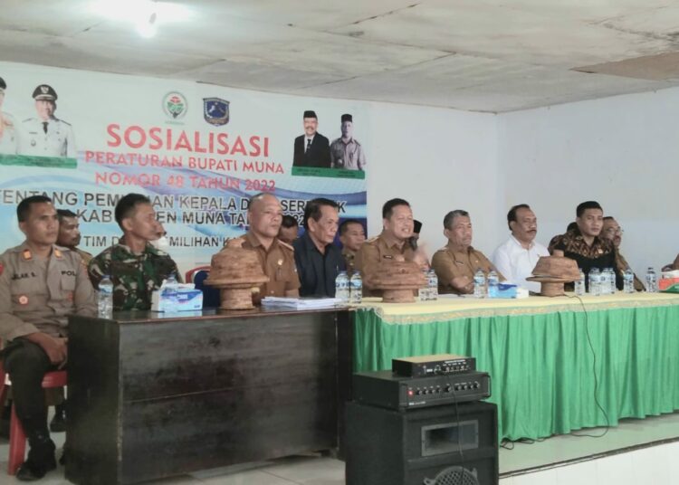 Sosialisasi Pilkades serentak 2022, di Batalaiworu, Lasalepa dan Napabalano/Foto : Phoyo/TenggaraNews.com