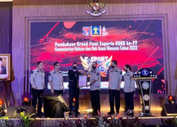 Kemenkumham Catat 2 Rekor MURI  Lomba Esports