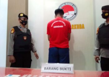 Takbir Pengedar Sabu Ditangkap Depan Kantor DPRD Kota Kendari