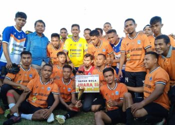 Kosliwu Cup ke -17 Tahun 2022, Tim Kesebelasan Tampo Muna Gagal Raih Juara I