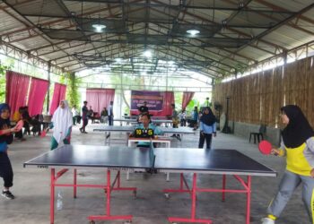 Dikmudora Menggelar  Kejuaraan Tenis Meja Pelajar 