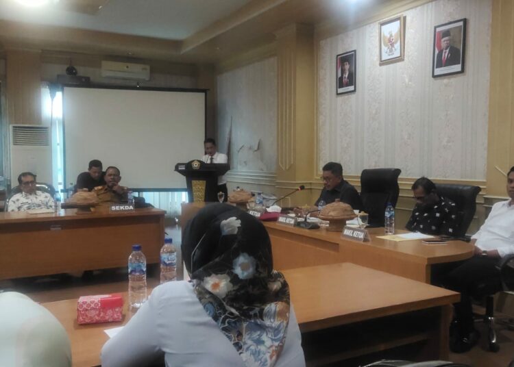 Rapat penetapan LKPD Kabupaten Wakatobi yang difasilitasi Pemprov Sultra.