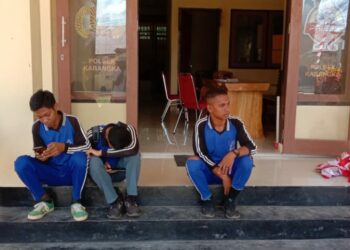 Tanpa Sebab, Pelajar Di SMAN 1 Kabangka Dibogem Rekannya Sendiri