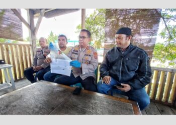 Polres Muna Amankan  Senjata Pelaku Pencurian Sapi