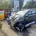 Tabrakan di Depan Kantor Kejari,   Empat Penumpang Dilarikan ke Rumah Sakit