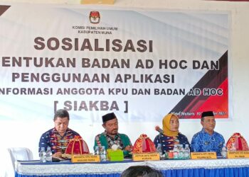 KPUD Muna Sosialisasi Penggunaan Aplikasi SIAKBA
