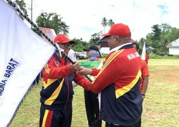 Target 5 Besar di Proprov Sultra, Bahri Lepas Kontingen Atlet Mubar