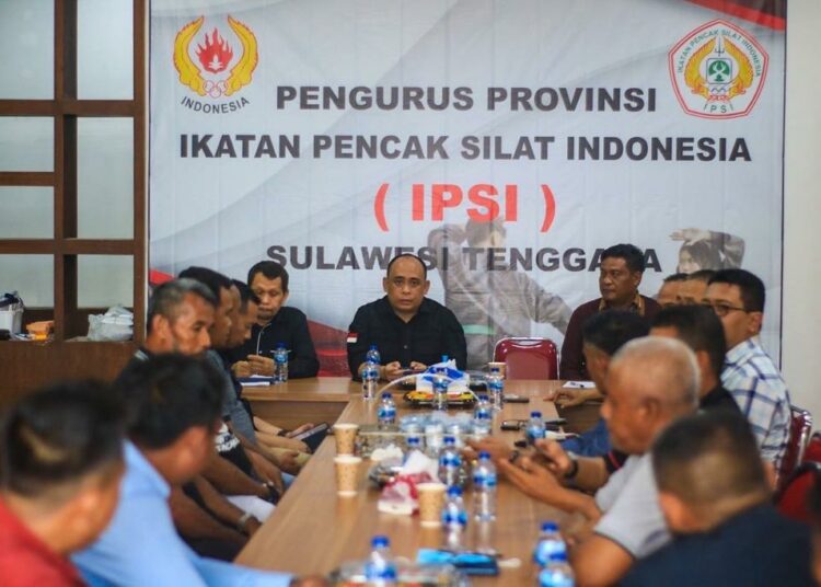 Rapat pengurus IPSI Sultra yang dipimpin Andi Ady Aksar