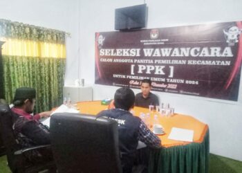 KPU Muna Seleksi Wawancara Calon Anggota PPK