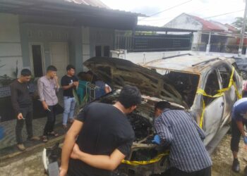 Polisi Saat Ini Selidiki Penyebab Mobil Direktur Ampuh Terbakar