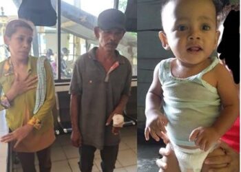 Orang Tak Dikenal Parangi Ayahnya, Anak Bayinya Dirampas Lalu Dibawa Lari