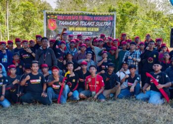 Ta’awuno Tolaki Sultra Sukses Selenggarakan Diklatsar dan Pepabele’a Angkatan XIII