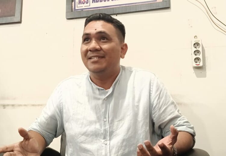 Ketua Serikat Pedagang Pasar Kota Kendari, Hendrawan Sumus Gia