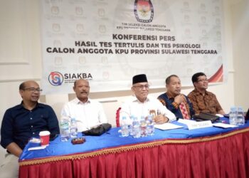 Timsel KPU Sultra Umumkan 20 Nama yang Lolos Tes CAT dan Psikologi