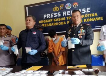 Berkat Program Curahan Hati, Polres Konawe Ungkap Pengedar Narkotika