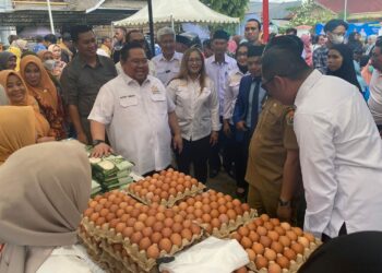 Kadin Sultra Bersama Pemda Gelar Pasar Murah di Kolaka Utara