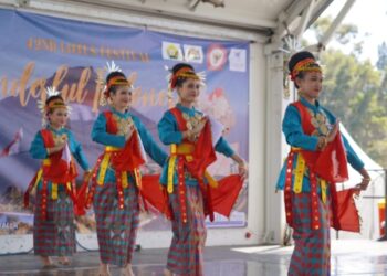 Pelajar SMP Negeri 1 Kendari Tampil dalam Lotus Festival di Los Angeles AS