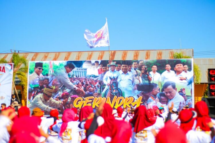 Nama Prabowo Presiden RI Menggema di Zumba Massal Konawe