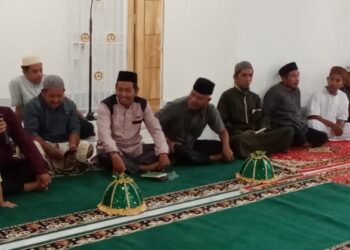 Dua Kepala Desa Resmikan Mesjid An Nur di Batas  Toluwonua dan Mataiwoi